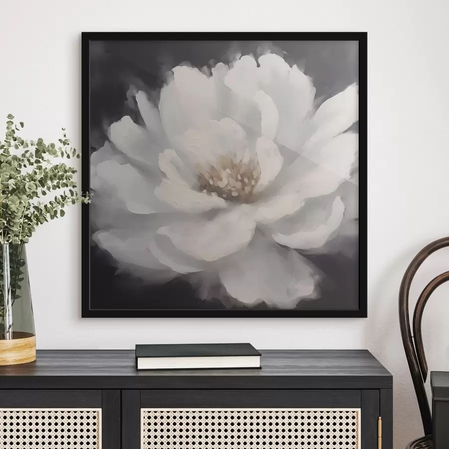 Fototapetes Baltā peonija f42338