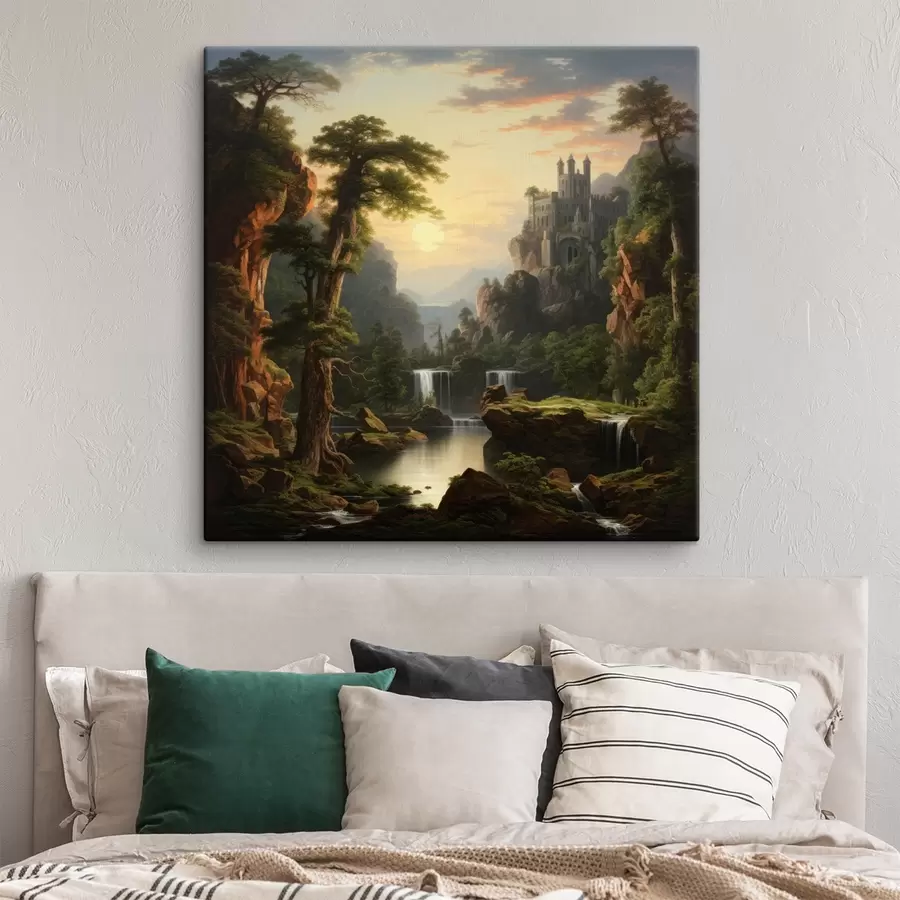 Glezna Ūdenskritums kalnos s42386