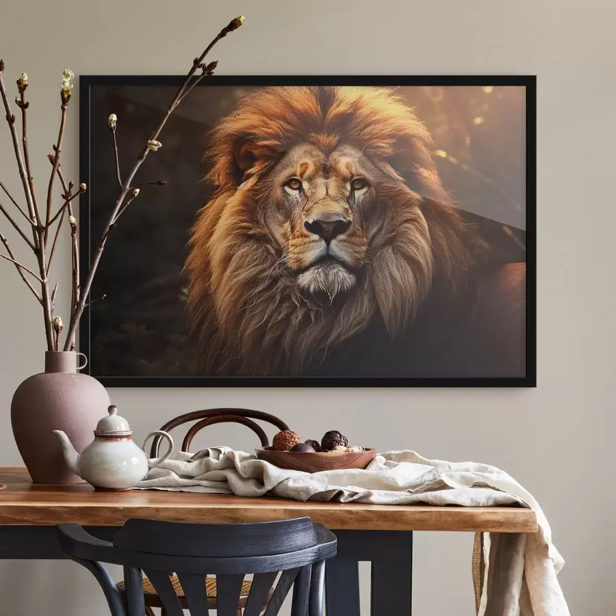 Fototapetes Krāšņais lauva f42390