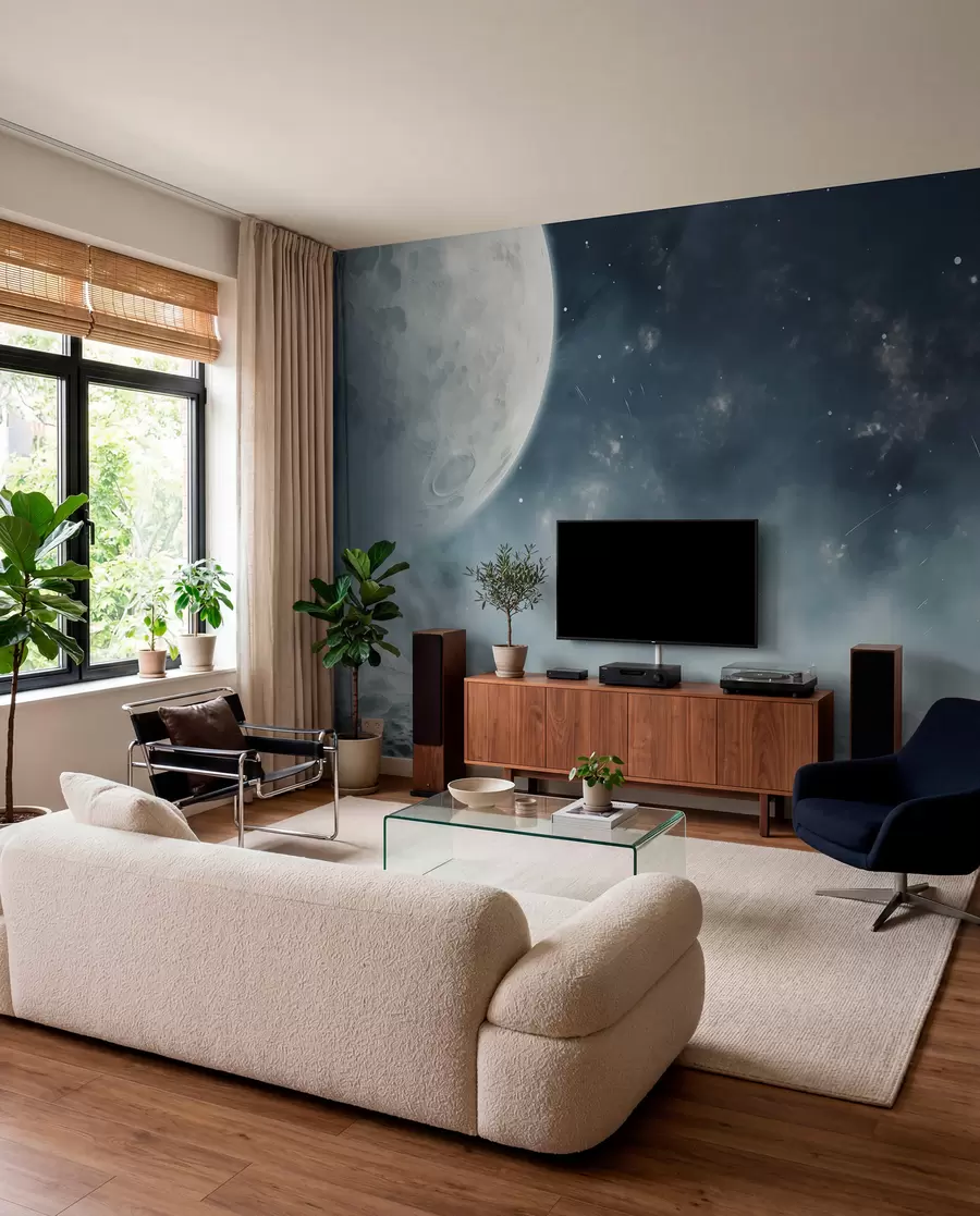 Fototapetes Abstrakta Mēness ainava w02797