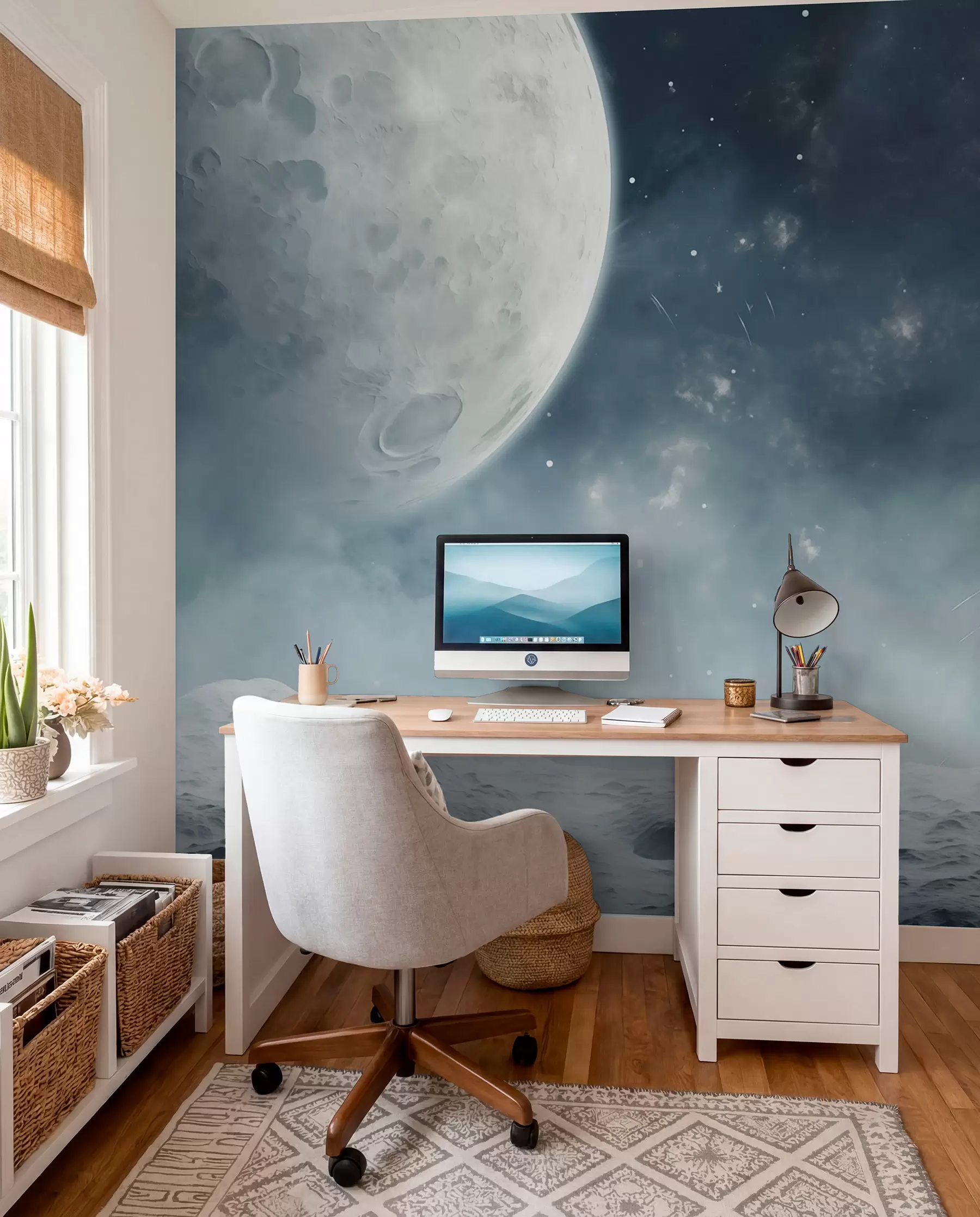 Fototapetes Abstrakta Mēness ainava w02797