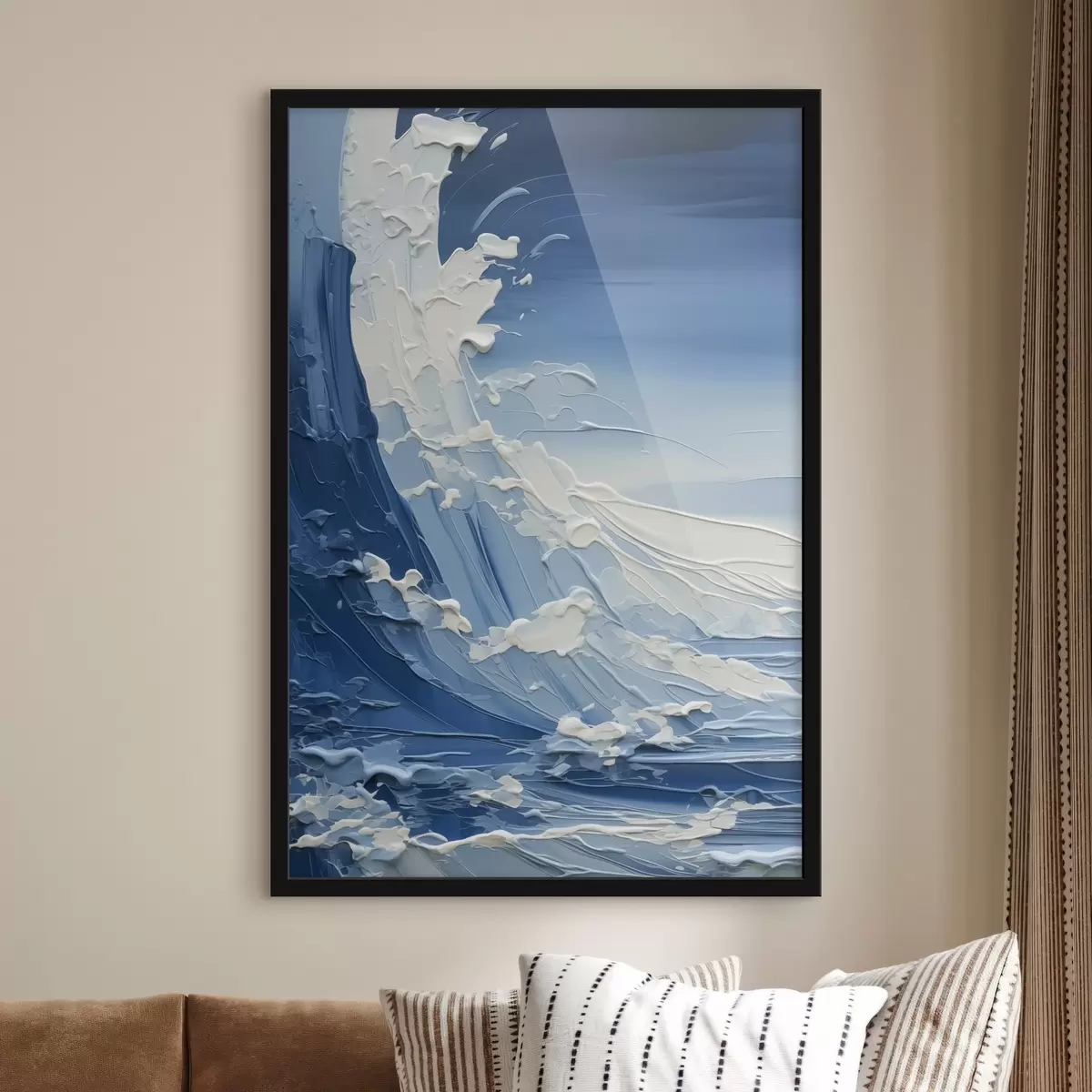 Plakāts Jūras viļņu imitācijas glezniecība f42465