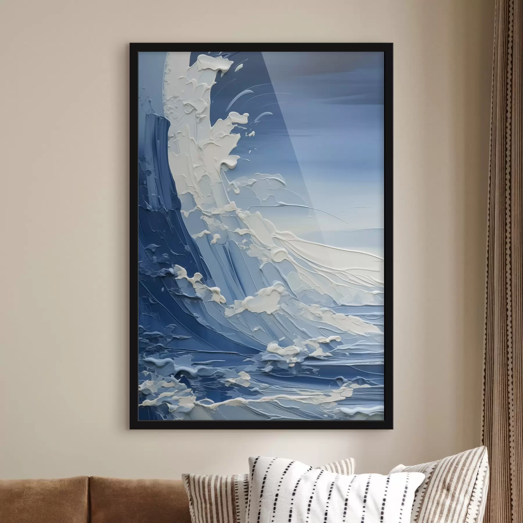 Glezna Jūras viļņu imitācijas glezniecība f42465