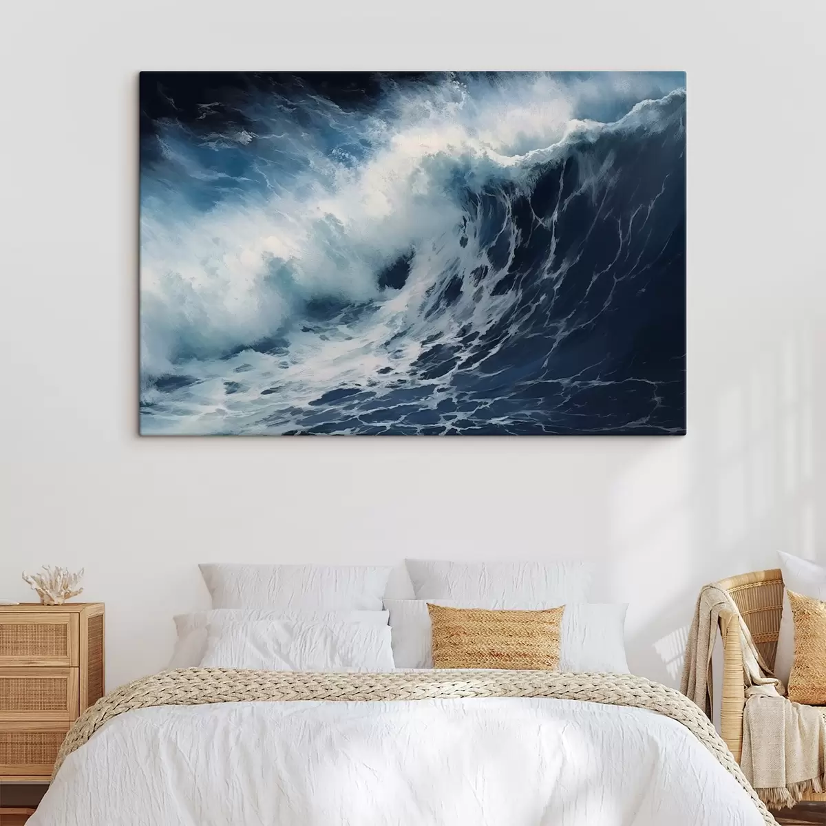 Glezna Vētrains okeāna vilnis s42487