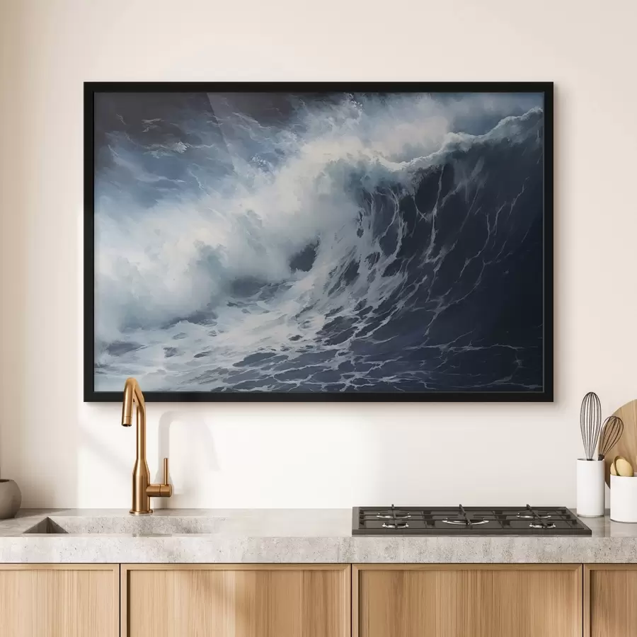 Fototapetes Vētrains okeāna vilnis f42487