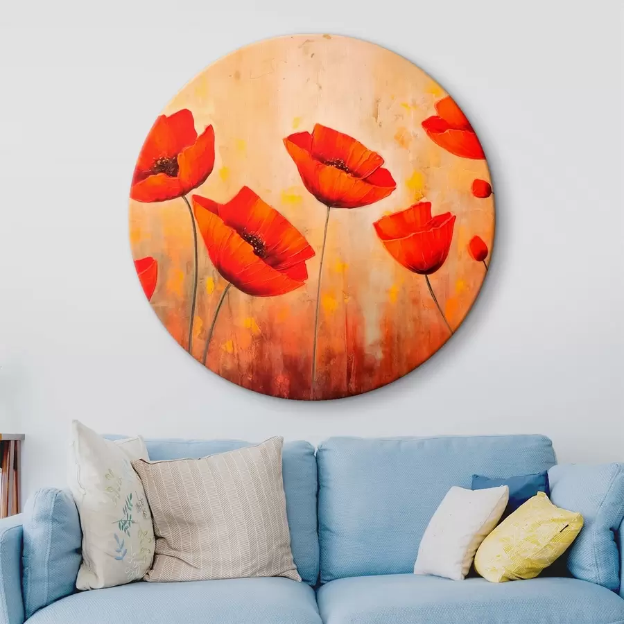 Glezna Sarkanās magones r42483