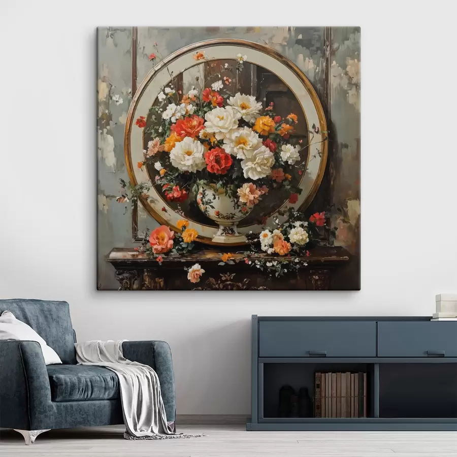 Glezna Pušķis uz galda s42508