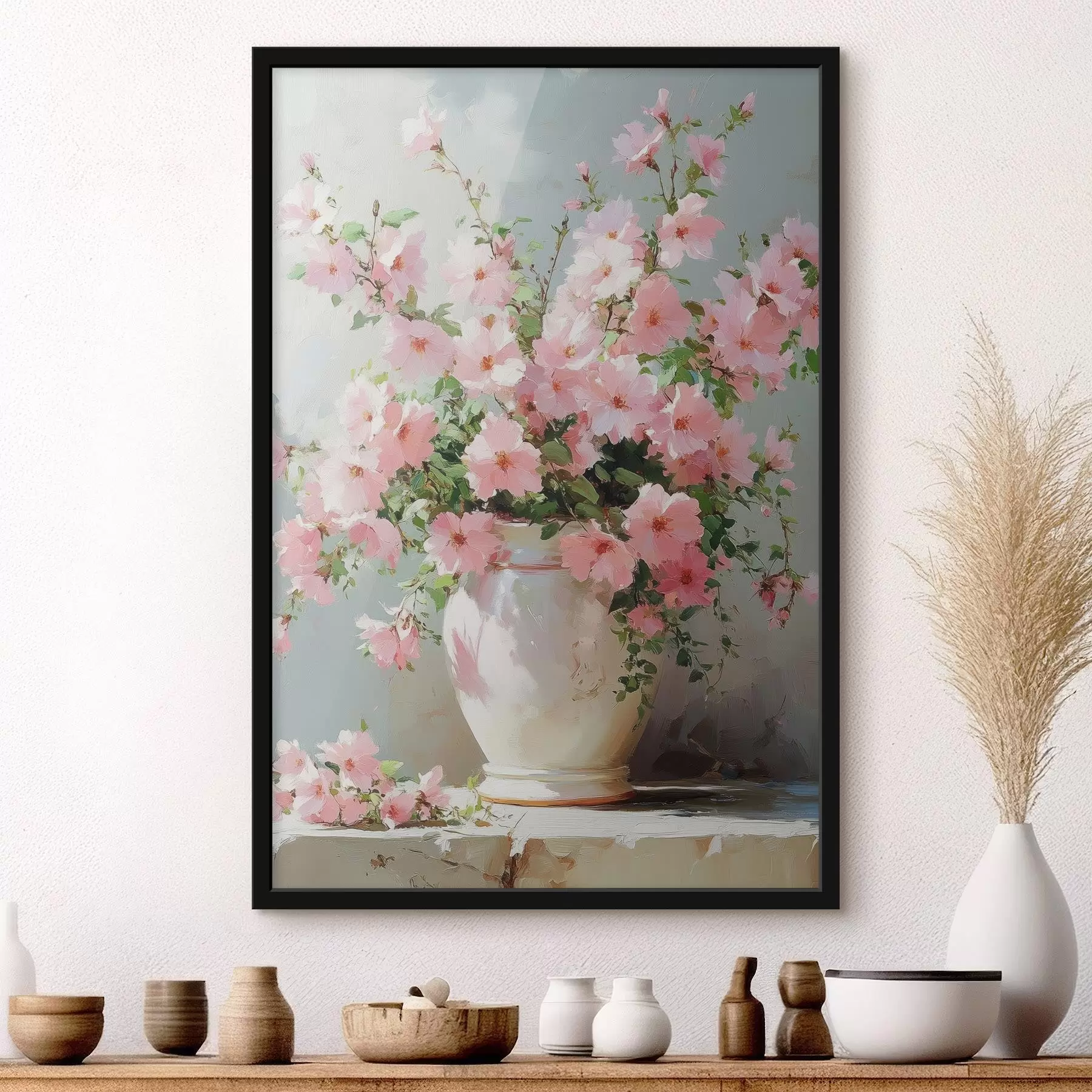 Fototapetes Rozā ziedu pušķis f42491