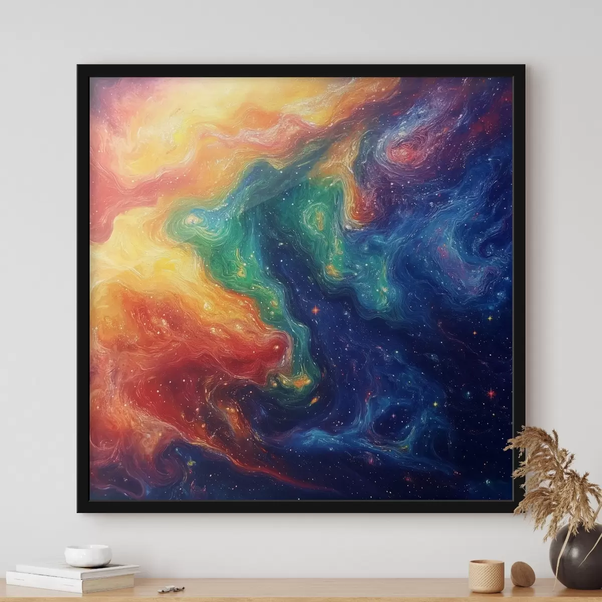 Plakāts Abstrakcija spilgtās krāsās f42507