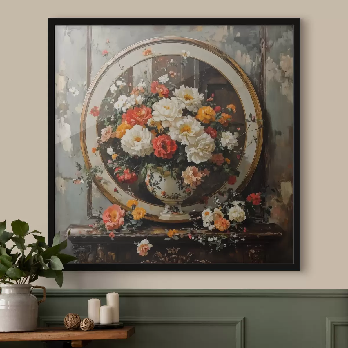 Plakāts Pušķis uz galda f42508