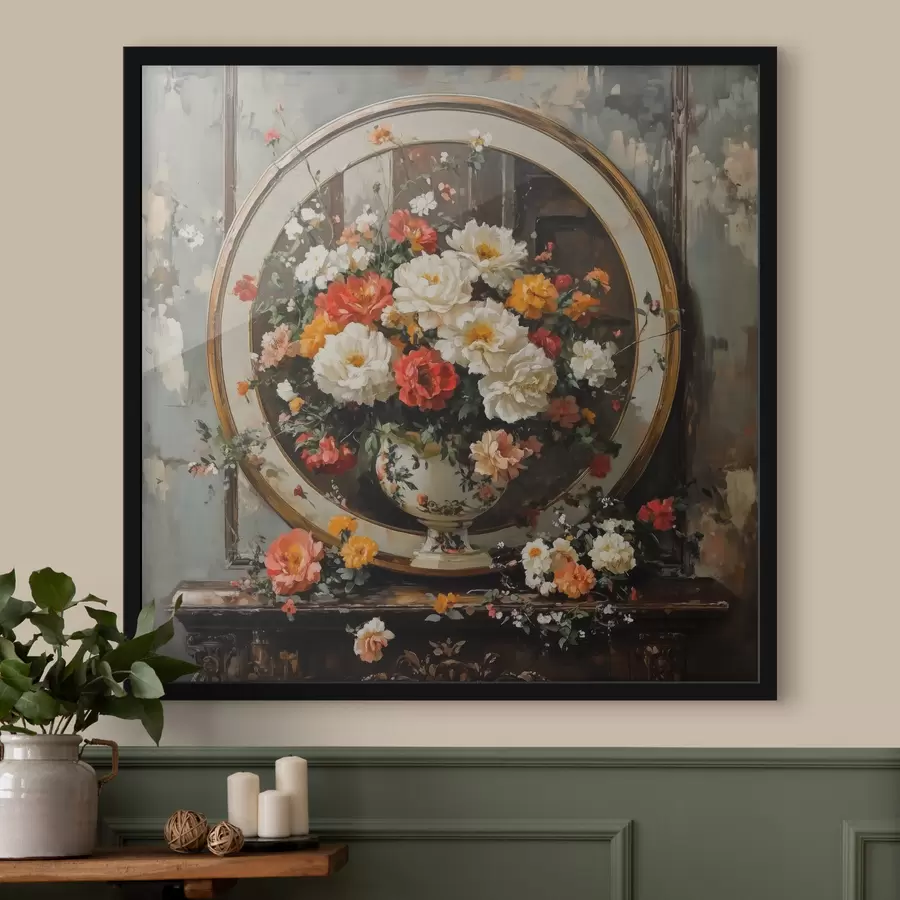 Fototapetes Pušķis uz galda f42508