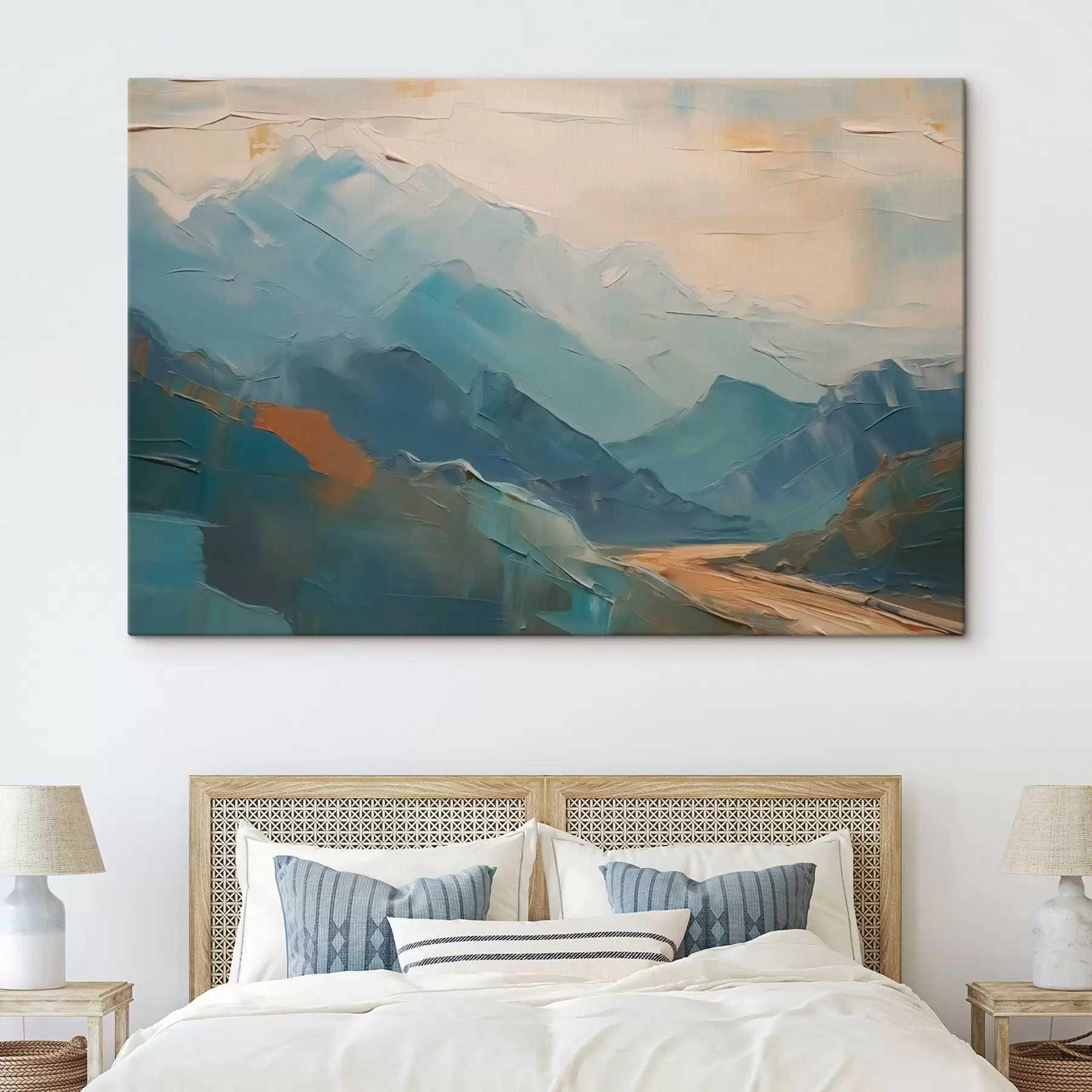 Fototapetes Kalni abstrakcija imitācija otas triepieniem s42592