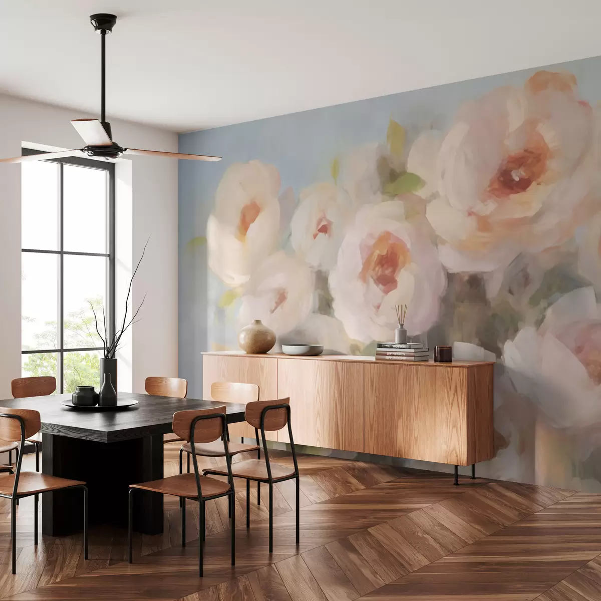 Fototapetes Lieli sulīgi ziedi w02881