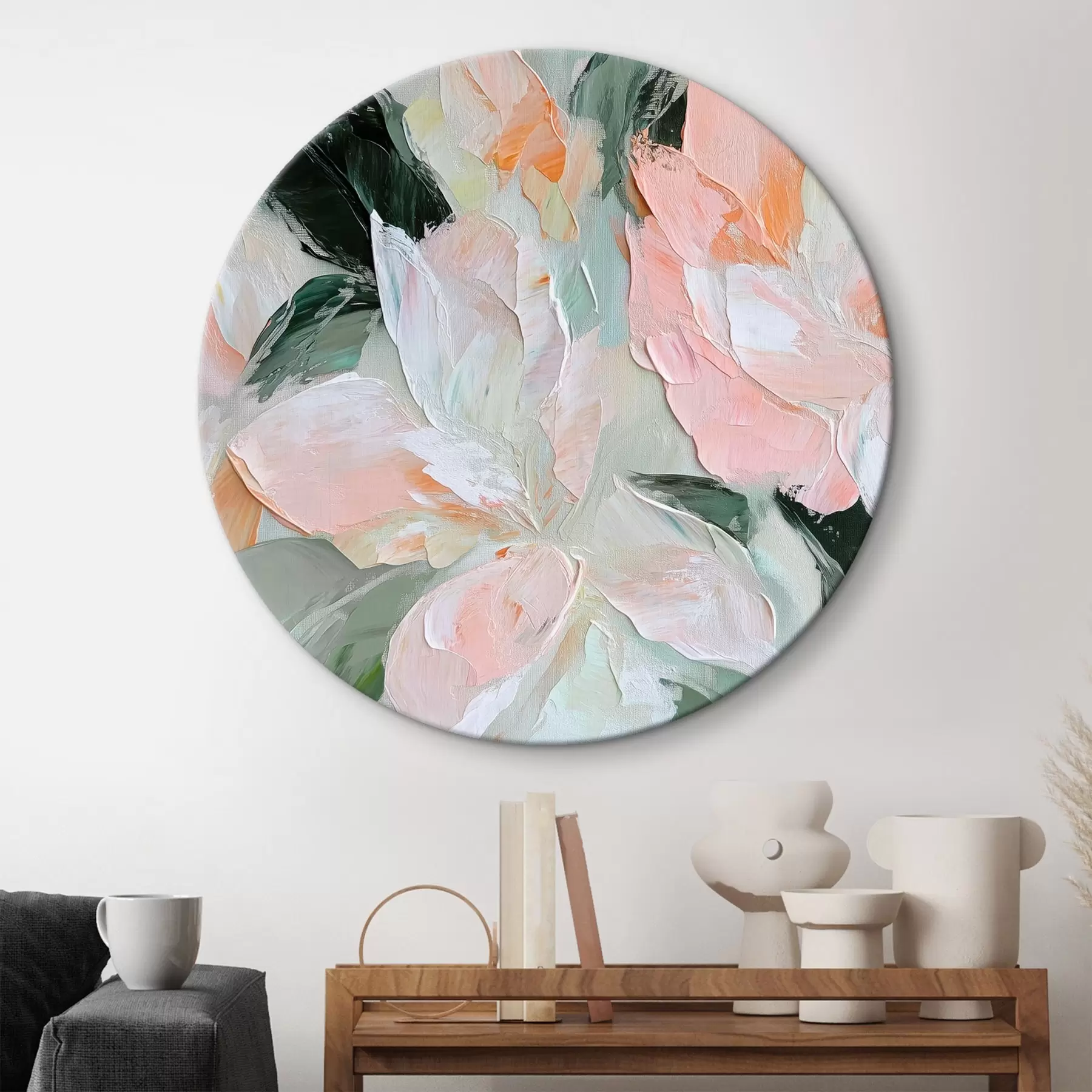 Glezna Abstraktie ziedi eļļas glezniecības stilā r42601