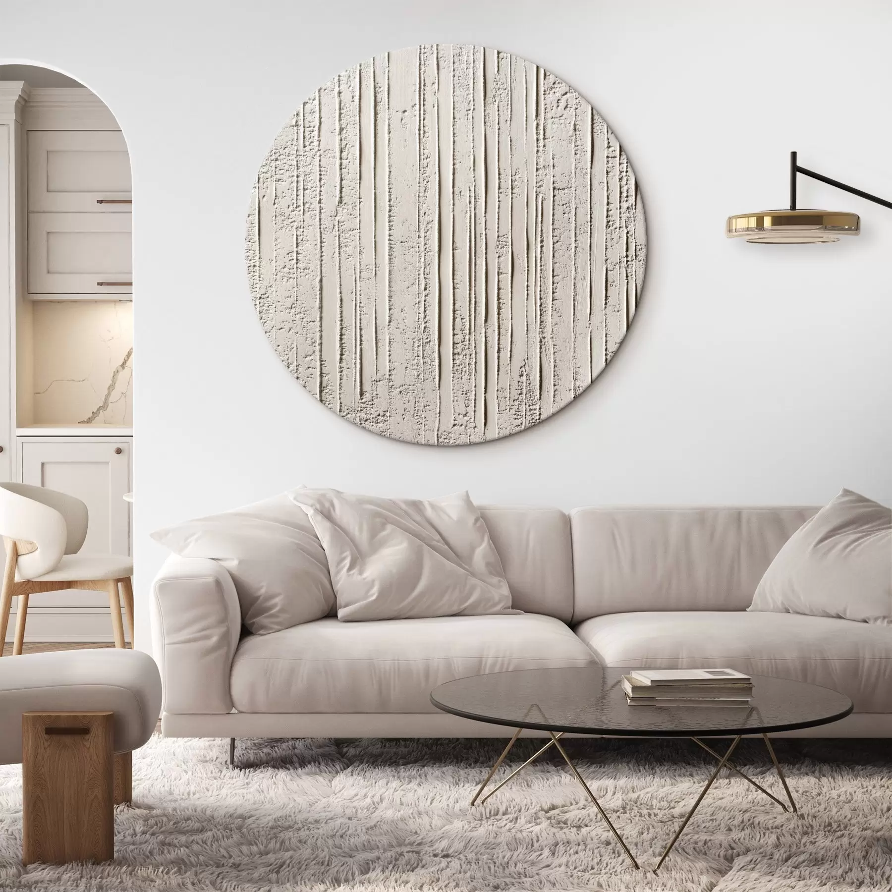 Glezna Teksturēta melnbalta abstrakcija r42614