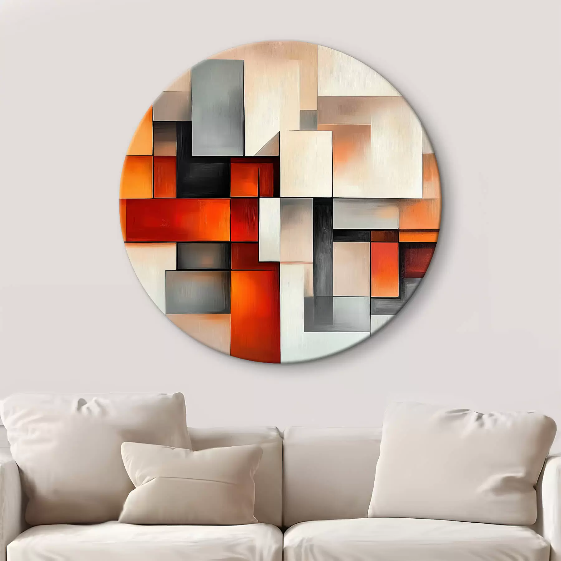 Glezna Ģeometriskā abstrakcija r42554