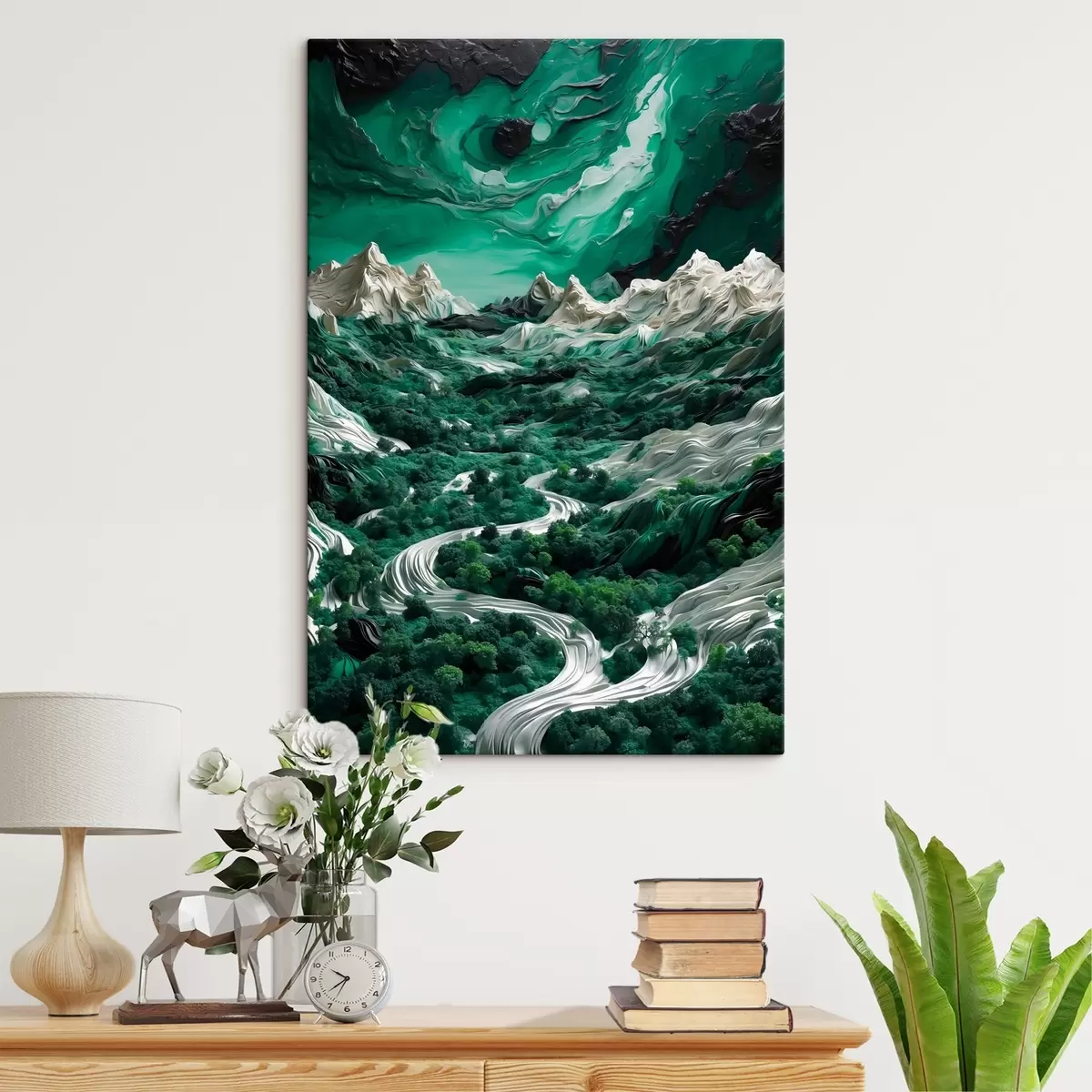 Glezna Atturēties no kalniem un mežiem s42512