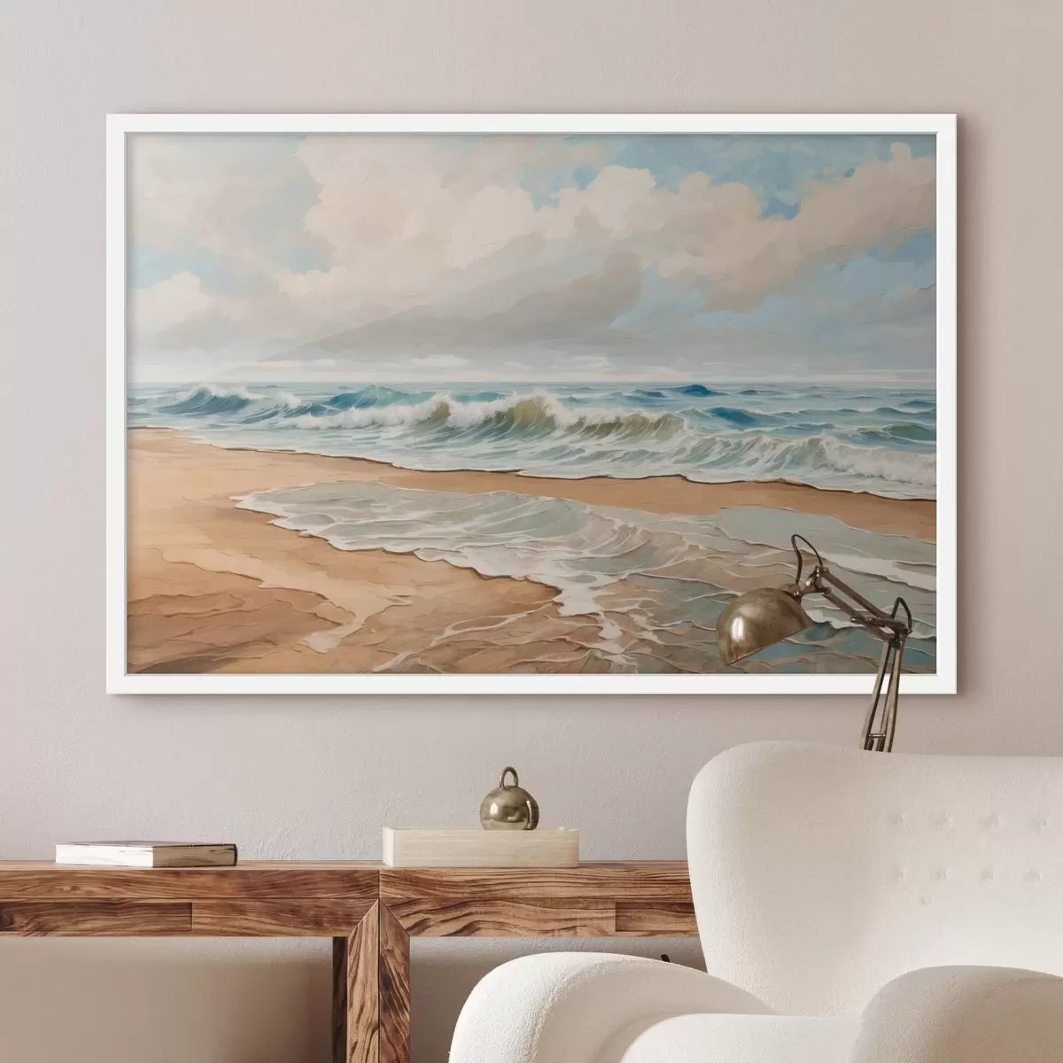 Plakāts Pludmale un jūra f42540