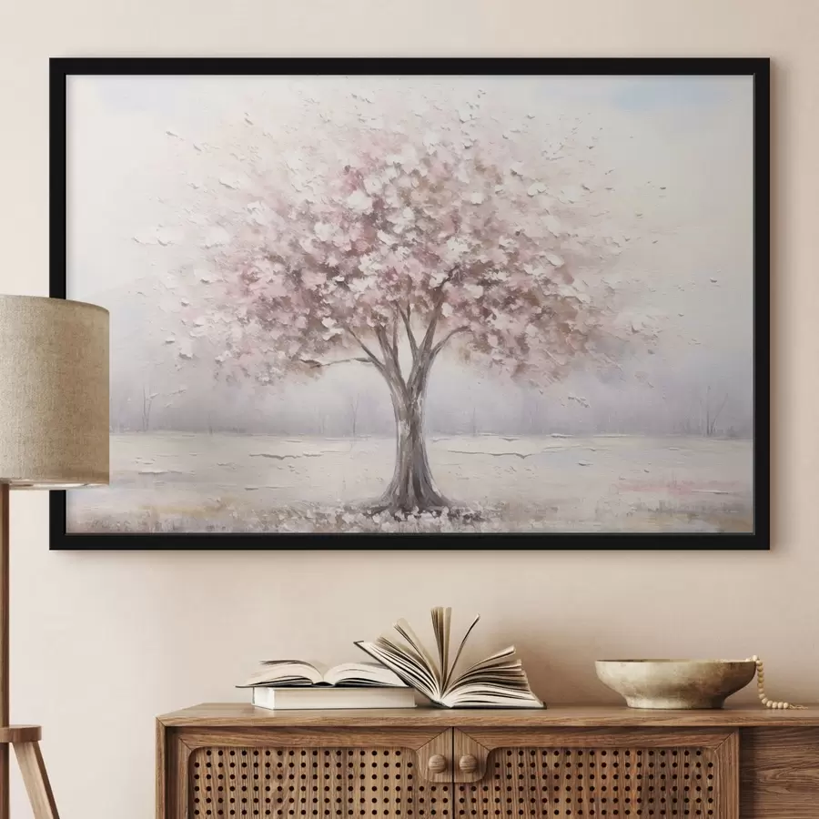 Fototapetes Rozā koks f42629