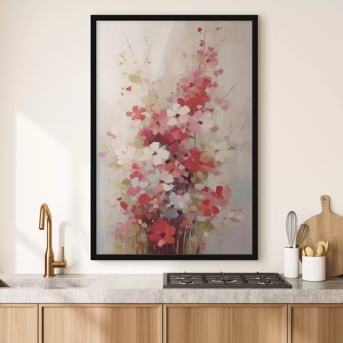 Plakāts Krāsains ziedu krūms f42643