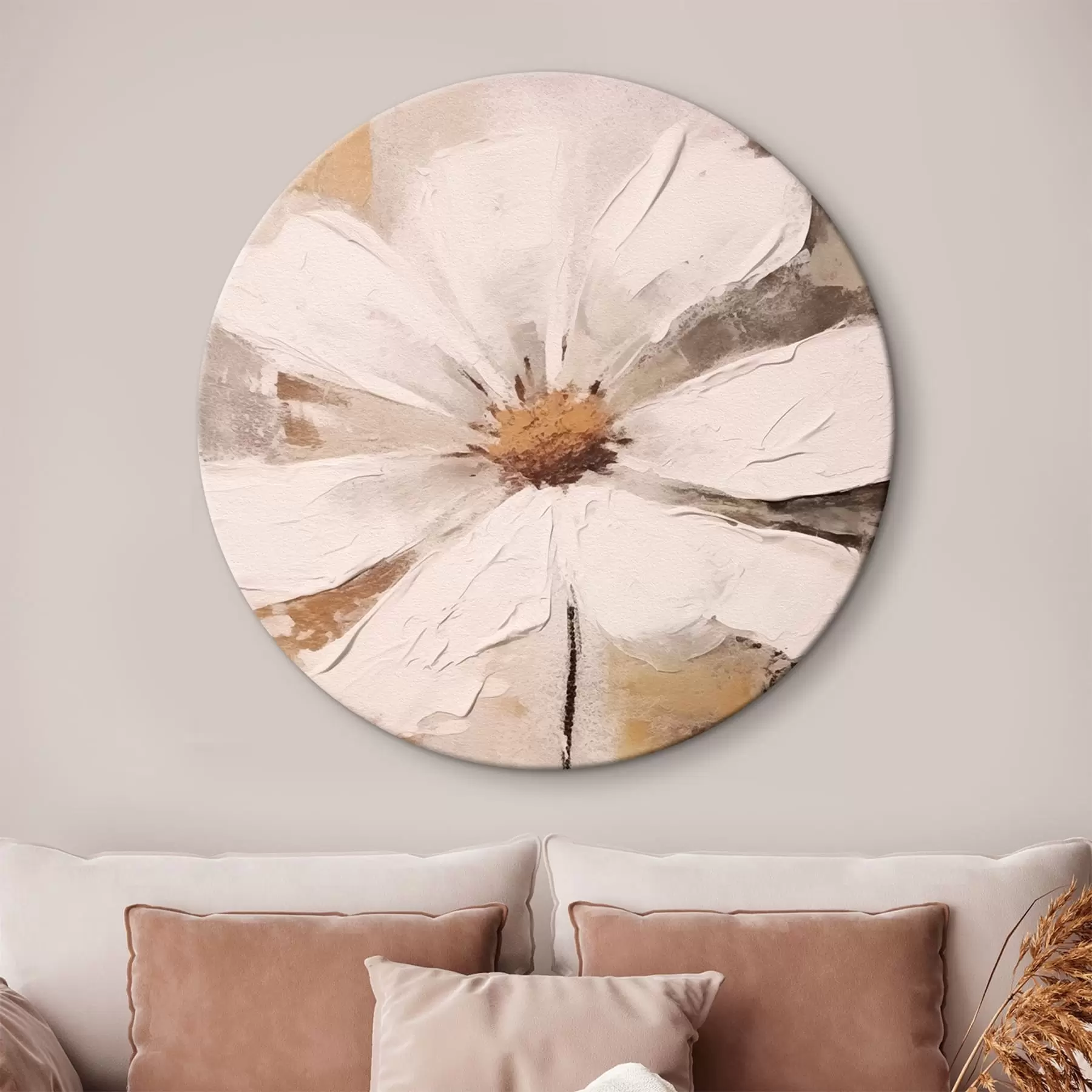 Glezna Liela ziedu tendence r42642