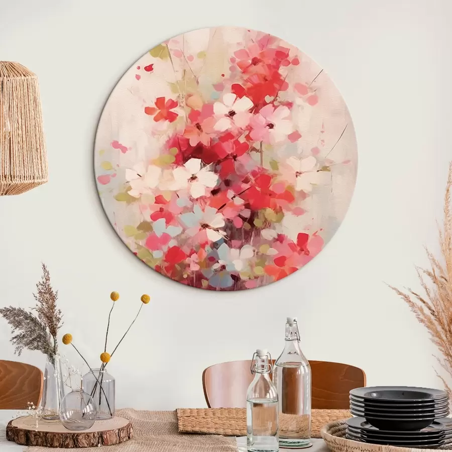 Glezna Krāsains ziedu krūms r42643