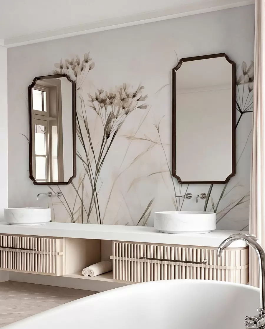 Fototapetes Garšaugi akvarelī izplūdušā stilā w02920