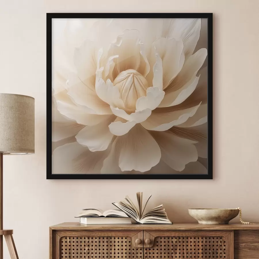 Fototapetes Krēmveida zieds f42656