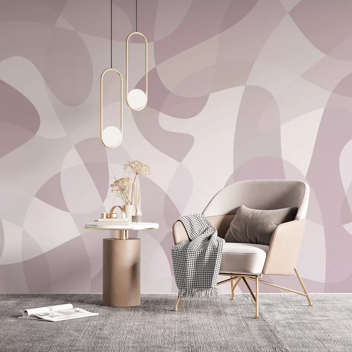 Fototapetes Abstraktās ģeometrijas tendence w02932v4