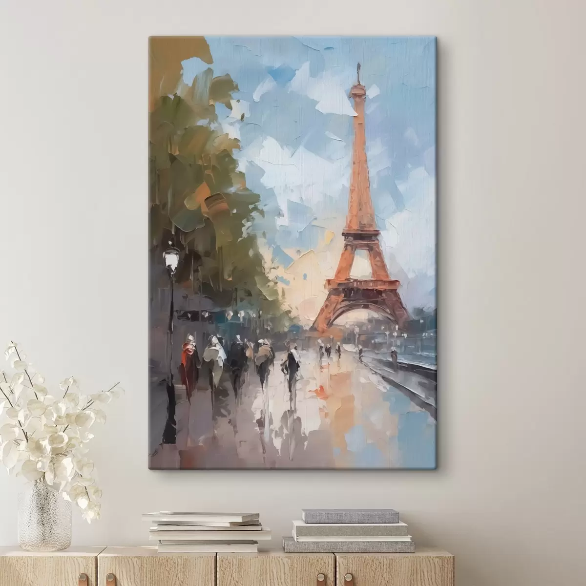 Glezna Abstrakta Parīzes ielas ainava s42755