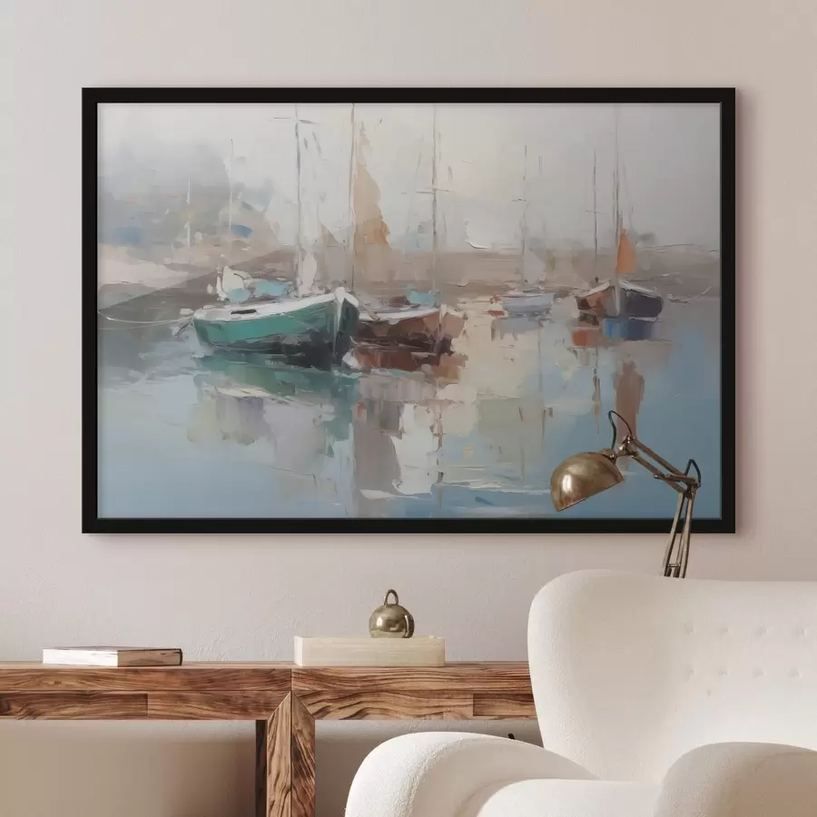 Fototapetes Laivu imitācija abstraktā glezniecība f42743