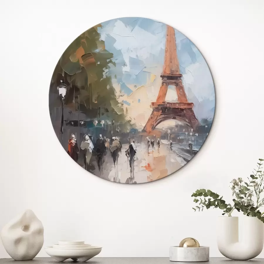 Glezna Abstrakta Parīzes ielas ainava r42755