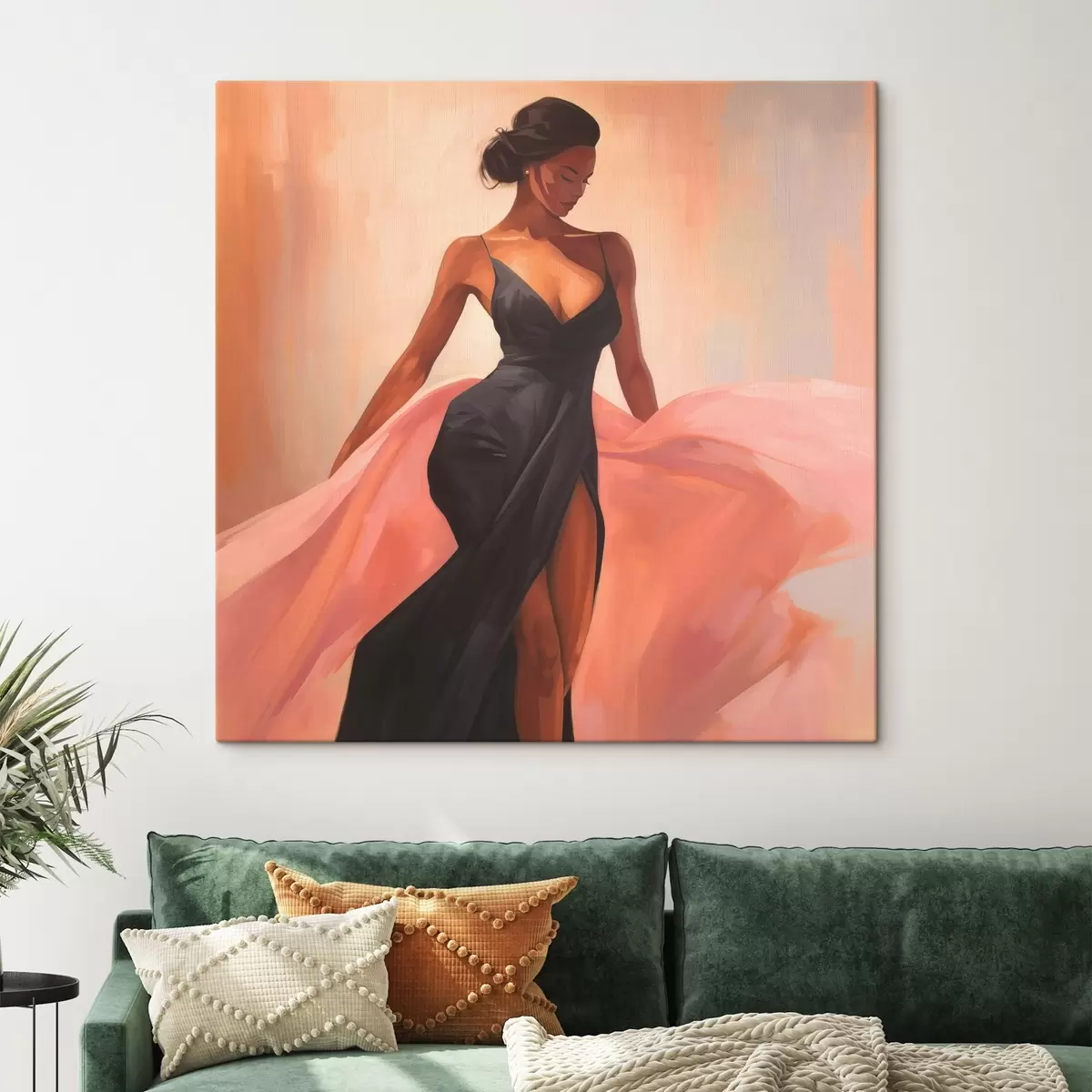 Glezna Meitene kleitā s42821