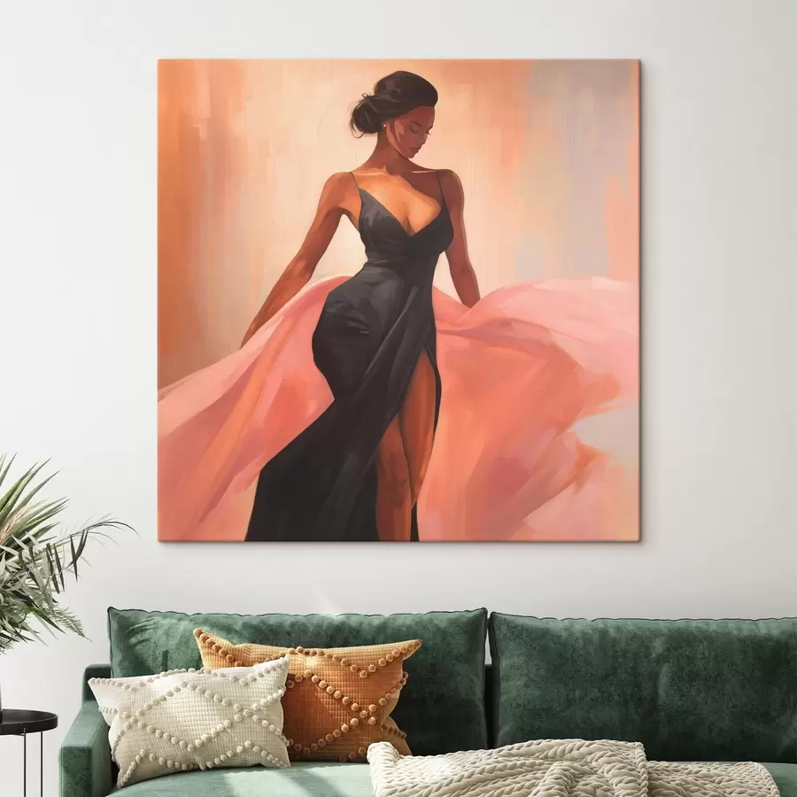 Glezna Meitene kleitā s42821