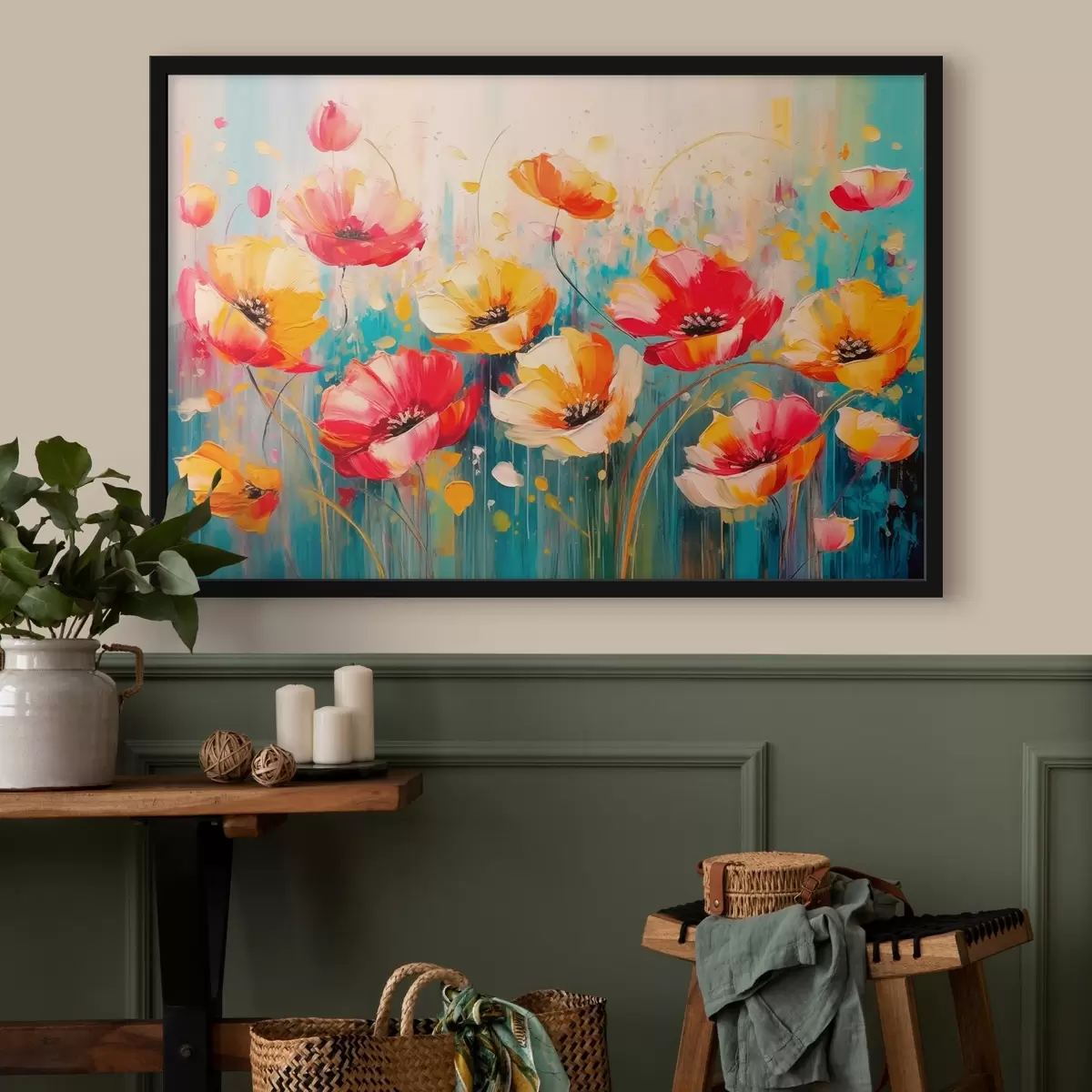 Plakāts Spilgtas magones f42813