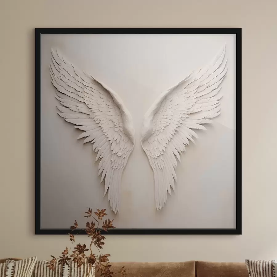 Fototapetes Balti spārni f42816