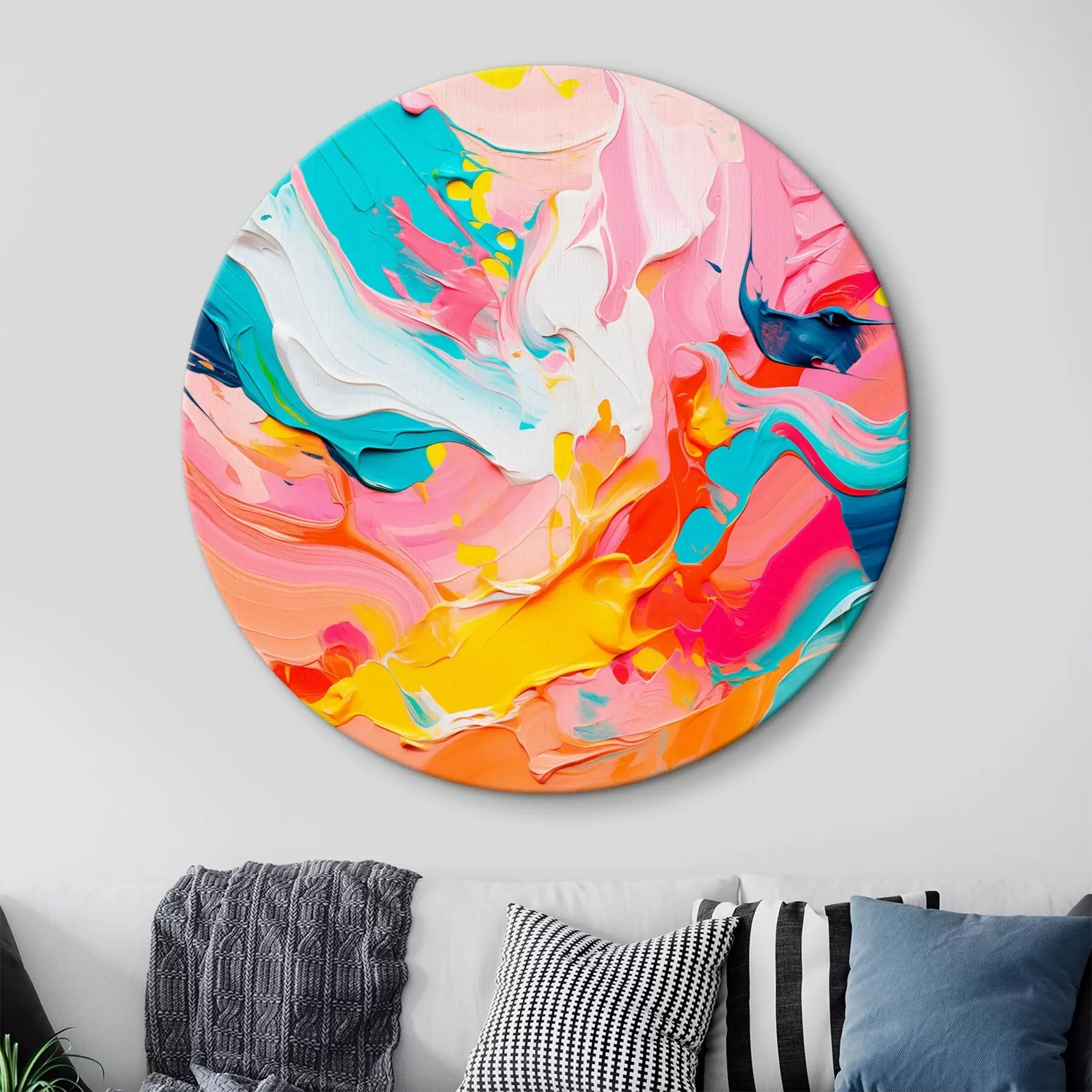 Glezna Spilgta abstrakta kompozīcija r42810