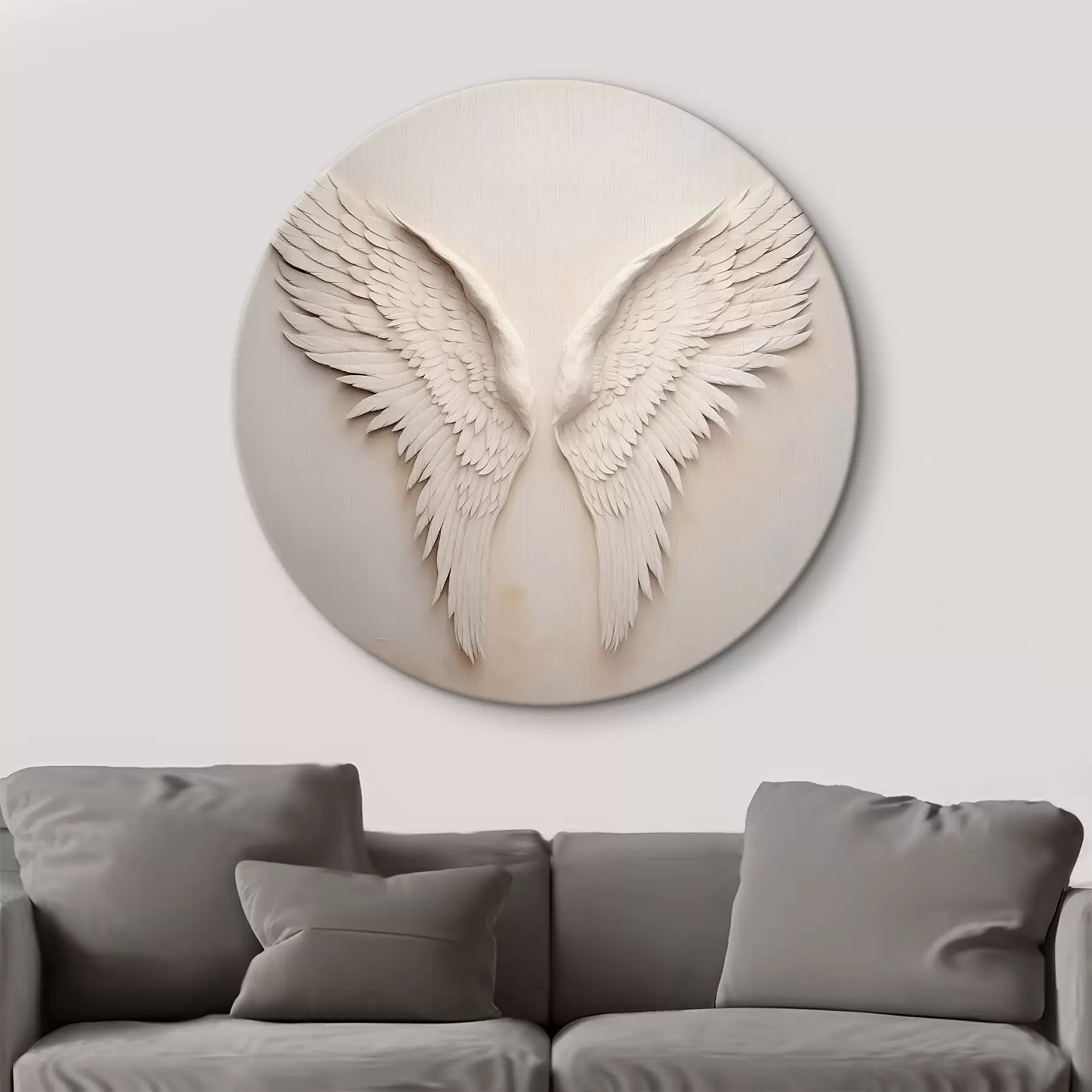 Glezna Balti spārni r42816