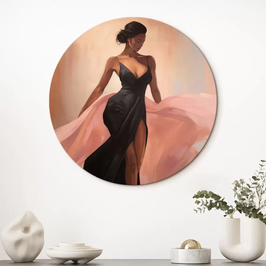 Glezna Meitene kleitā r42821