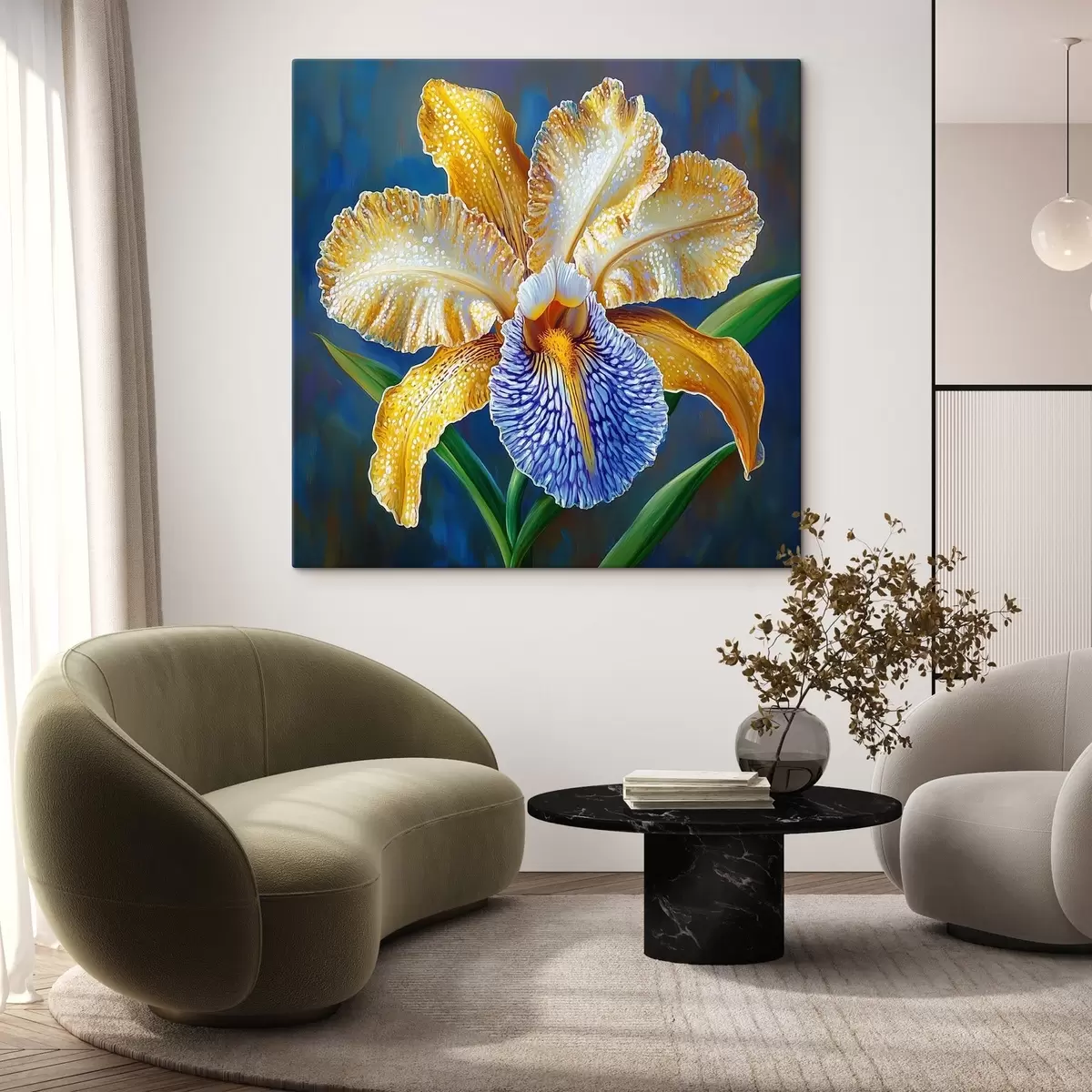 Glezna Liels īrisa zieds s42858