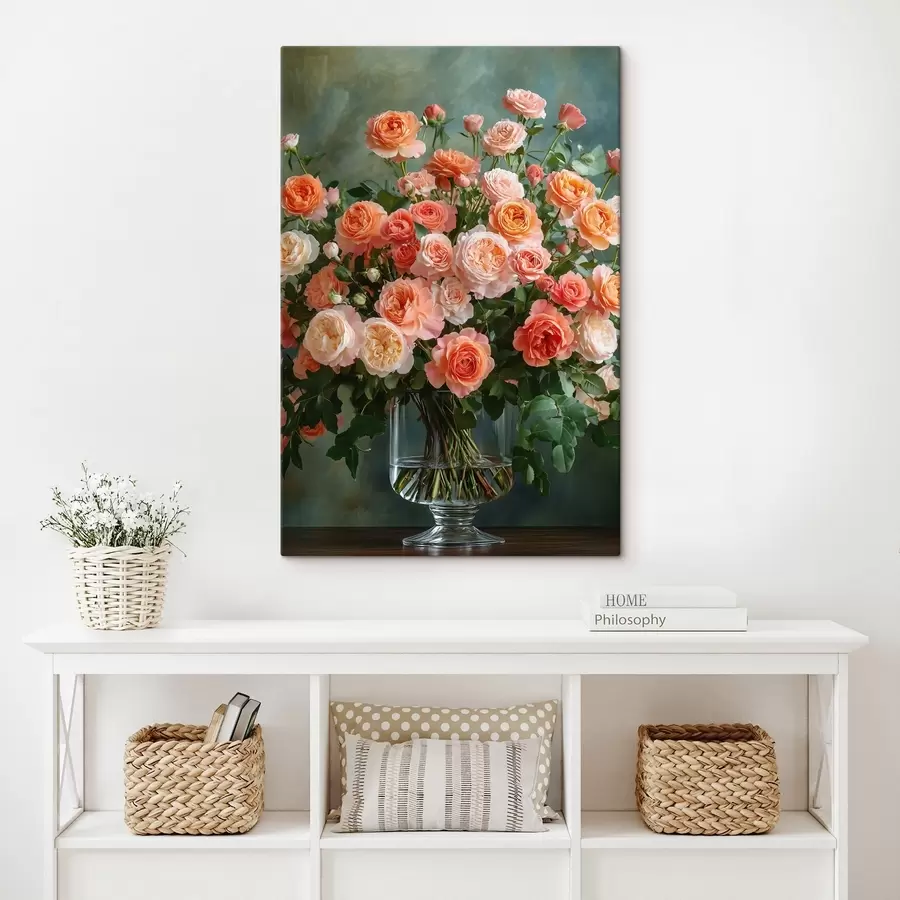 Fototapetes Rožu pušķis s42863