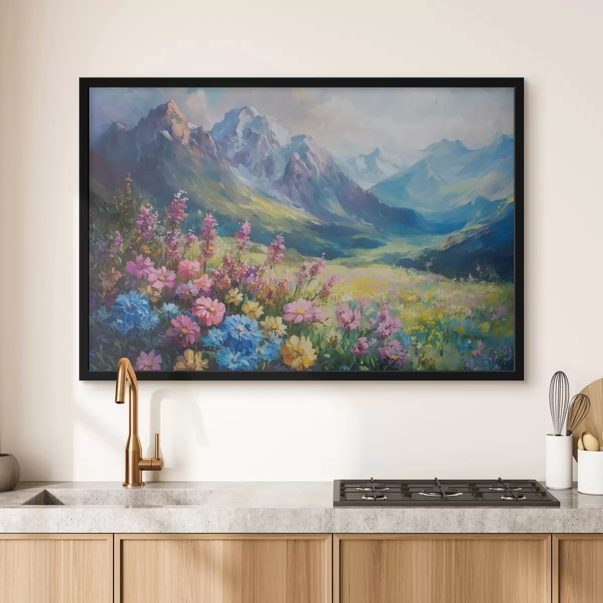 Plakāts Ziedoša pļava kalnos f42855