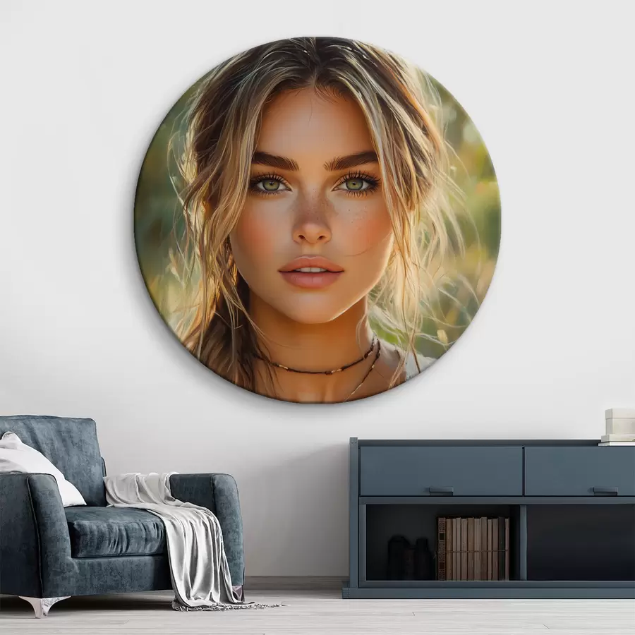 Glezna Meitenes vasaras portrets r42859