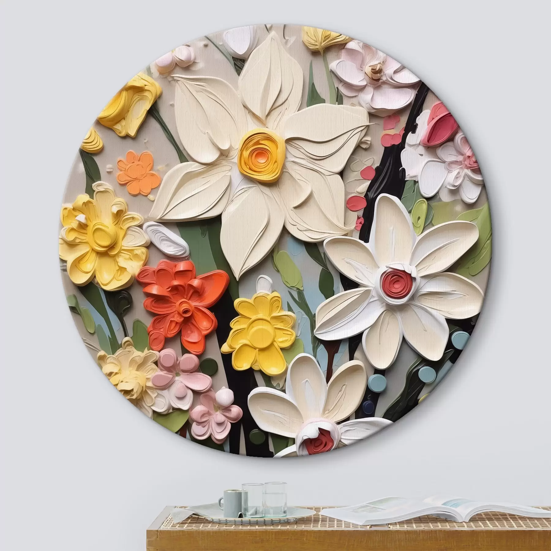 Fototapetes Ziedu imitācija insultu r42845