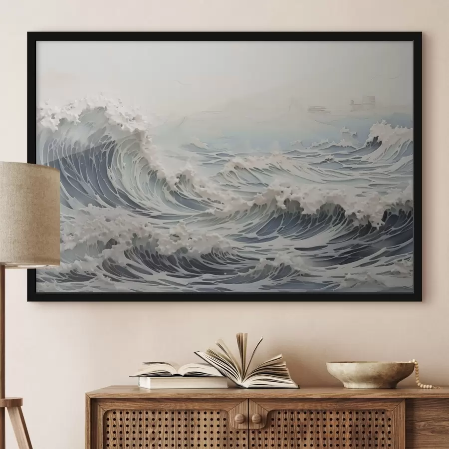 Fototapetes Viļņu imitācijas glezniecība f42832