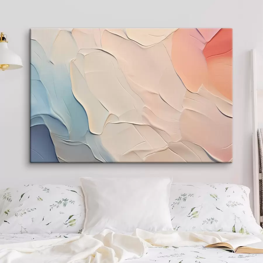 Glezna Lielu krāsas triepienu abstrakta imitācija s42914