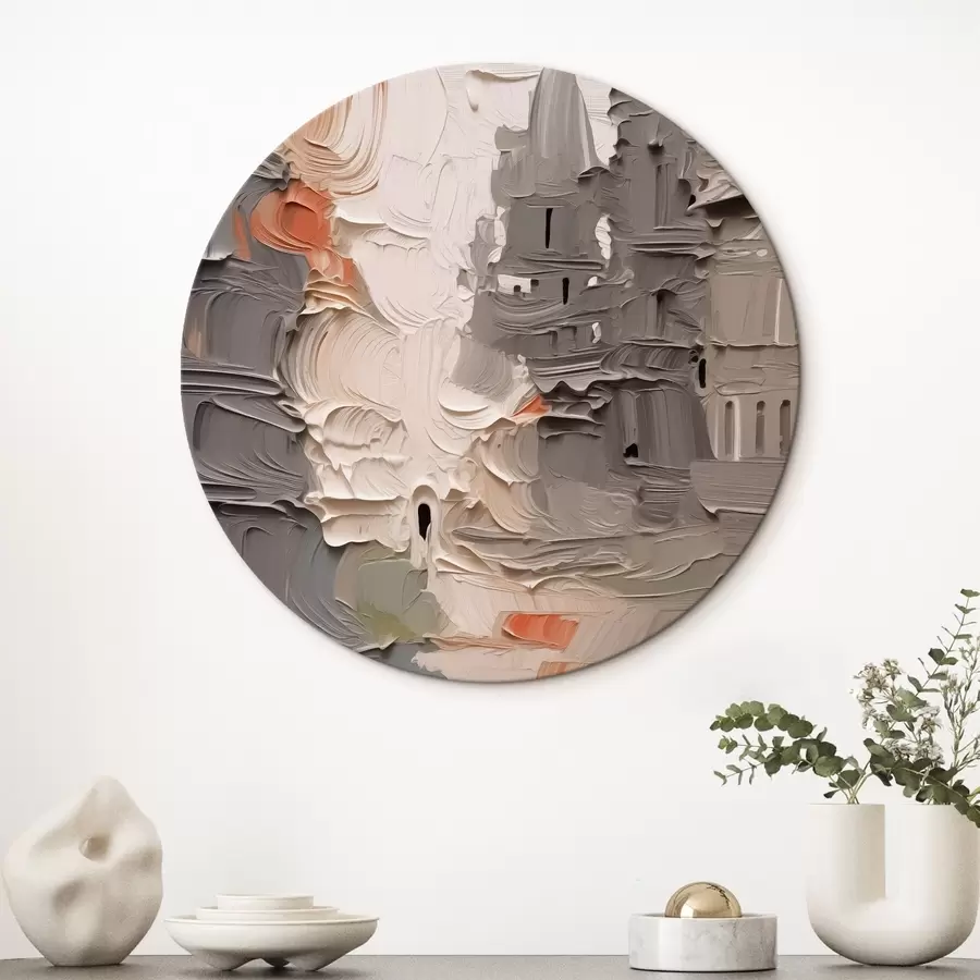 Glezna Pilsētas ainava abstrakts r42906