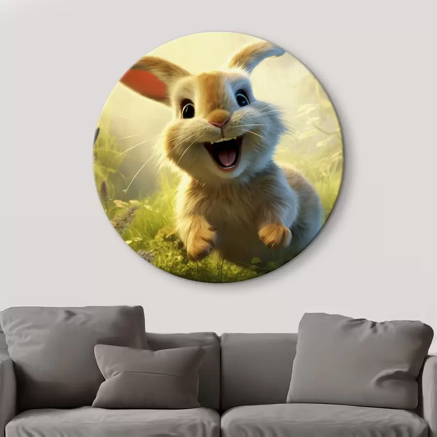 Glezna Dzīvnieki, gudrs zaķis r42893