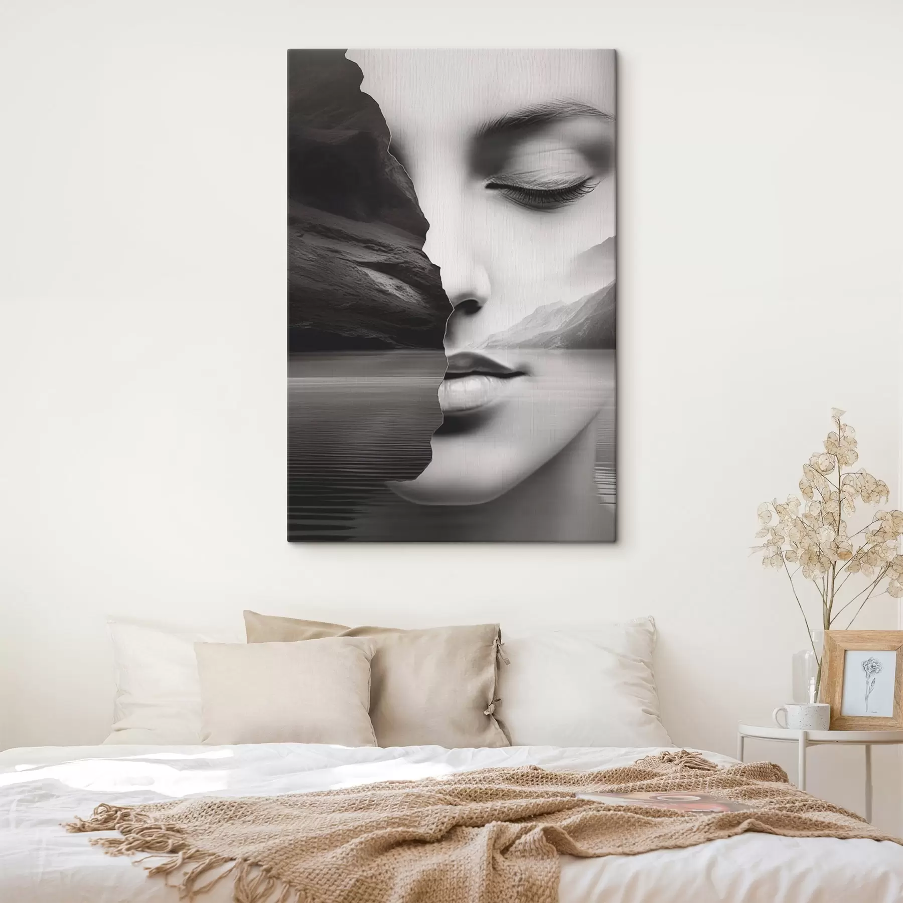 Fototapetes Melnbaltais sirreālisms s42953