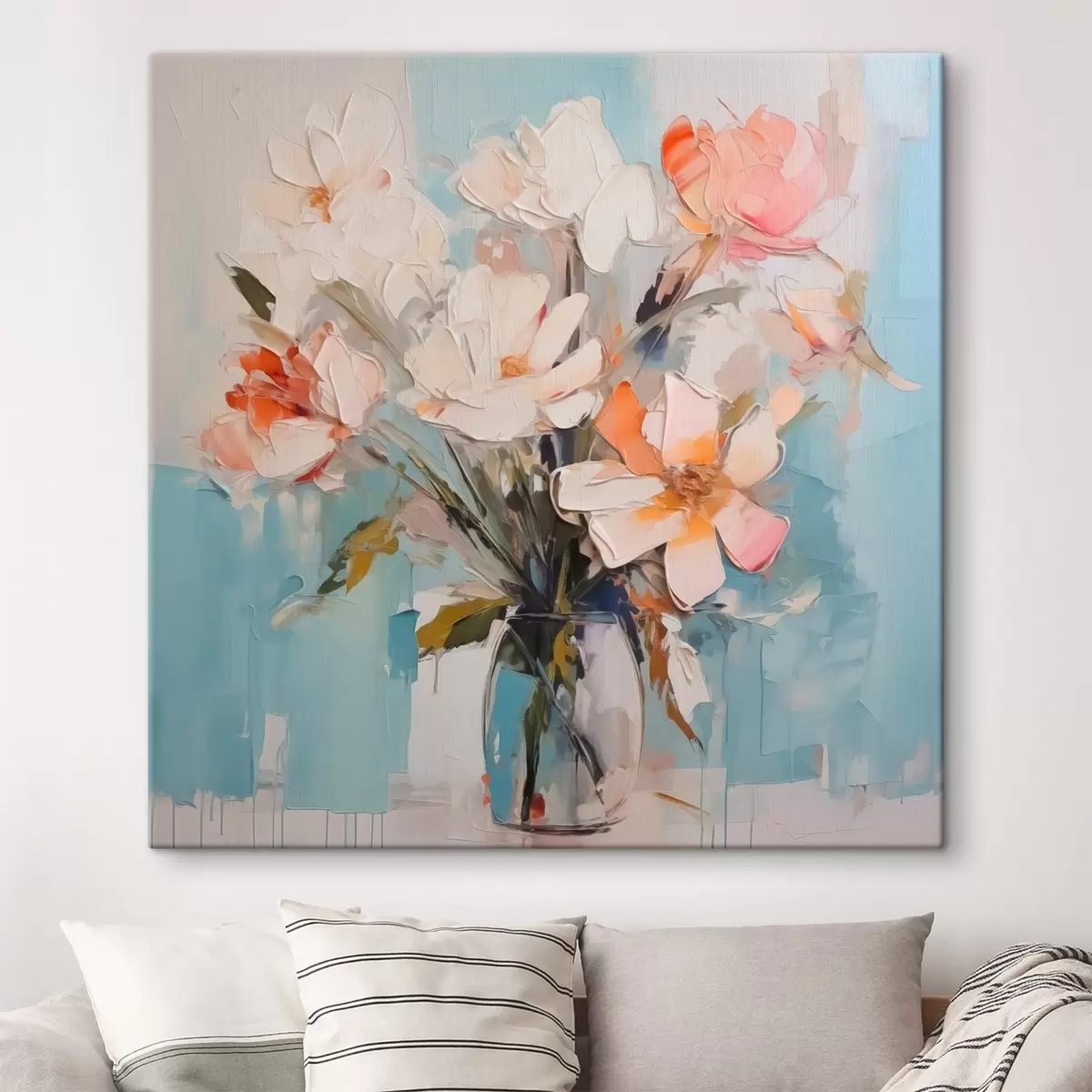 Glezna Abstraktie ziedi vāzē s42965